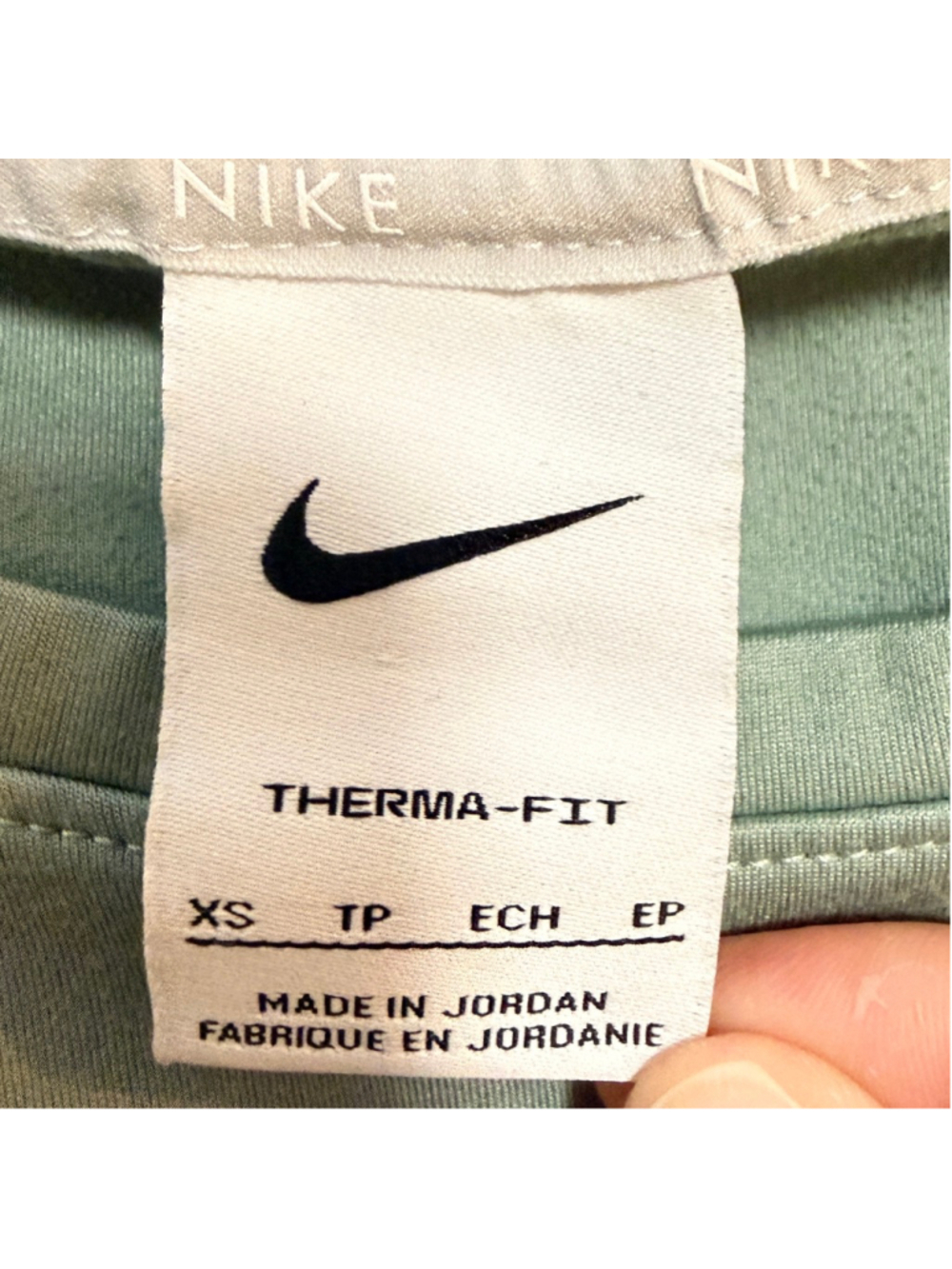 Nike Women's Thermo-Fit Shirt XS – Sage Green - Picture 3 of 12